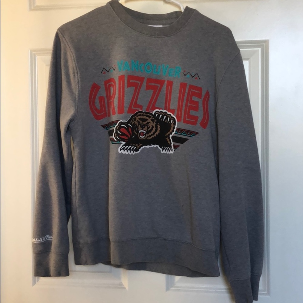 MITCHELL & NESS VINTAGE GRIZZLIES CREWNECK